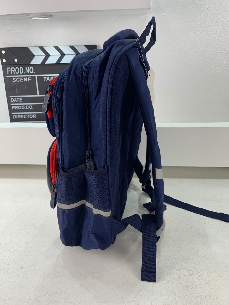 Sac à Dos Enfant Ludique avec Plusieurs Compartiment et un Peluche LM-5122 Bleu Nuit – حقيبة ظهر للأطفال أزرق ليلي