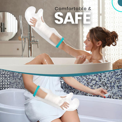 Protège-plâtre imperméable demi bras pour pour adulte – غطاء عازل للمياه لليد المكسولة