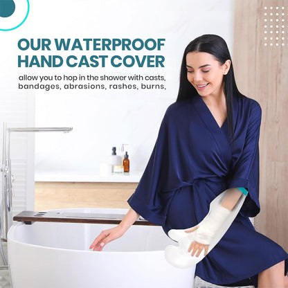 Protège-plâtre imperméable demi bras pour pour adulte – غطاء عازل للمياه لليد المكسولة