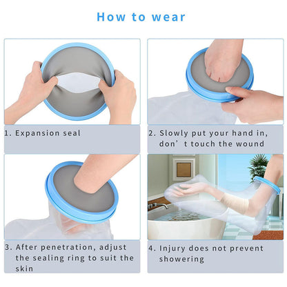 Protège-plâtre imperméable bras complet pour pour adulte – غطاء عازل للمياه لليد المكسولة