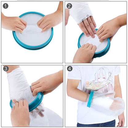 Housses de plâtre imperméables protège-poignet pour la douche et le bain – غطاء عازل للمياه لليد المكسولة