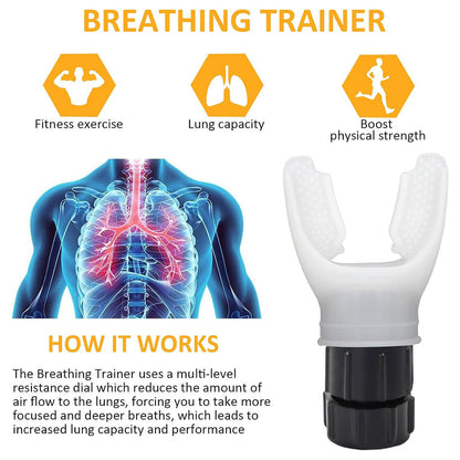 Appareil d’entraînement respiratoire pour poumons – أداة التدريب على تنفس لرياضيين