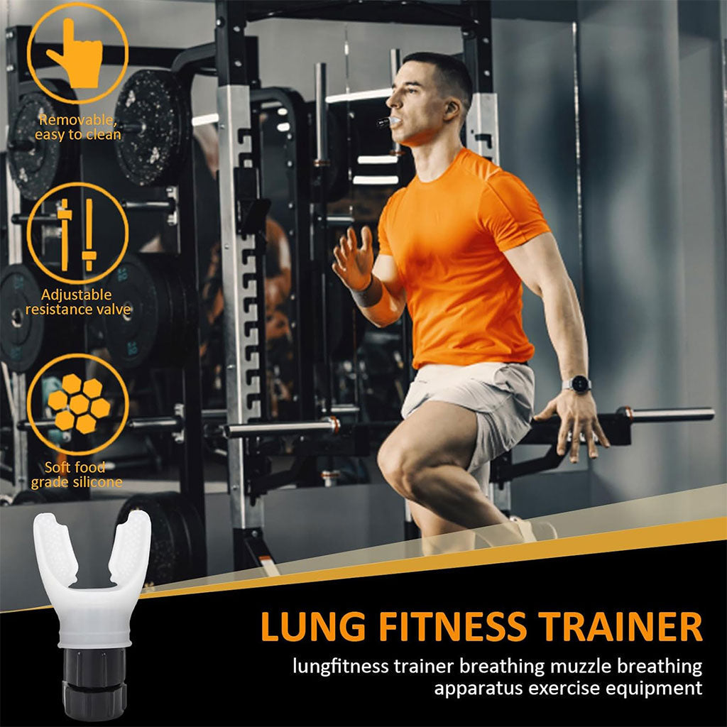 Appareil d’entraînement respiratoire pour poumons – أداة التدريب على تنفس لرياضيين