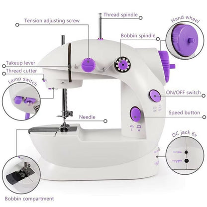 Machine à Coudre Électrique Portable avec Table – ماكينة خياطة كهربائية محمولة مع طاولة