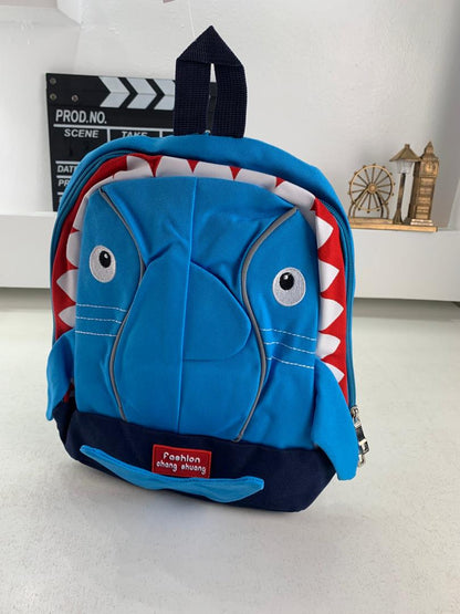 Sac à dos Enfants Design Requin Mignon Bleu Ciel – حقيبة أطفال برسوم القرش أزرق فاتح