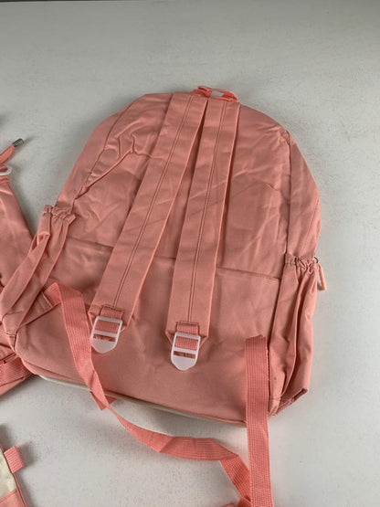 Ensemble de sacs d’école Kawai pour adolescents 4Pcs GUORANCHAO Rose – محفظة 4 قطع كاواي وردي