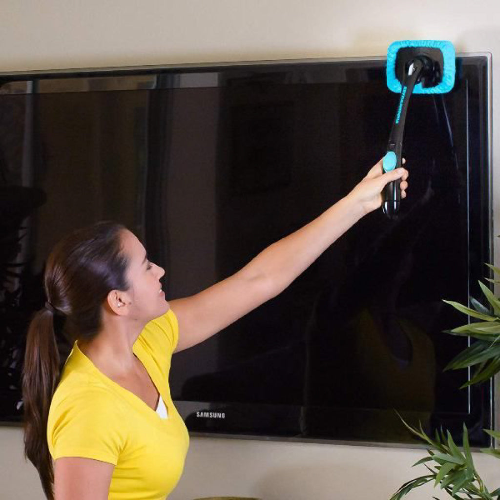 Hurricane Nettoyant pour Vitres en Microfibre avec Spray – منظف زجاج مع أداة رش