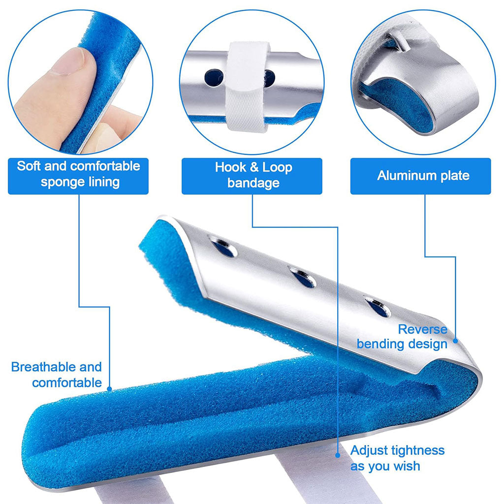 Attelle de fixation pour fracture du doigt – أداة لتثبيت الإصبع المصاب