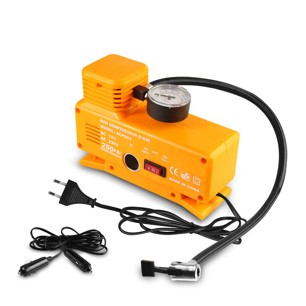 Compresseur d’Air Portable 250 PSI Double alimentation – جهاز ضغط الهواء تنزوت
