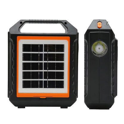 Haut-parleur Bluetooth à énergie solaire avec panneau et lampe – مكبر صوت مع لوحة شحن بالطاقة الشمسية