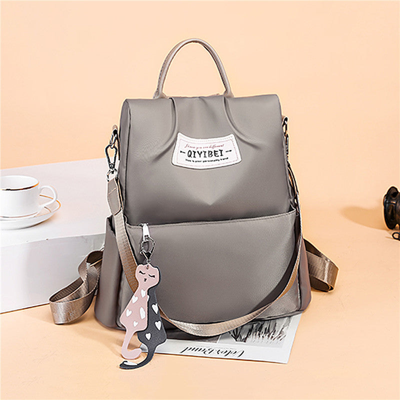 Sac à dos oxford Antivol étanche Pour Femme - Gris تنزوت