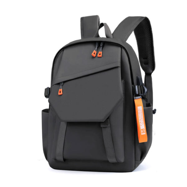 Sac à Dos Urbain Style Décontracté Tissue Imperméable Noir – حقيبة ظهر رجالية تنزوت