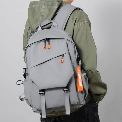 Sac à Dos Urbain Style Décontracté Tissue Imperméable Gris – حقيبة ظهر رجالية