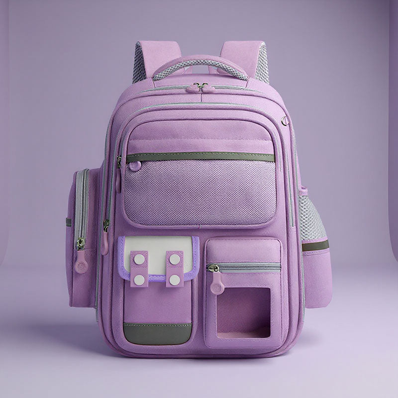 Sac à Dos Enfant pour École primaire de Haute Qualité Mauve – حقيبة ظهر مدرسية للأطفال بنفسجي