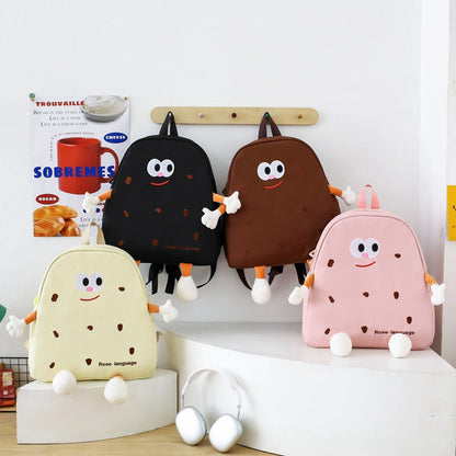 Ensemble de sacs d’école Kawai pour adolescents 3Pcs Language Rose – محفظة 3 قطع كاواي وردي