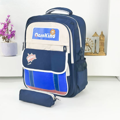Sac à Dos pour Enfants avec Trousse Assortie 2504 Bleu Nuit – حقيبة ظهر مدرسية للأطفال مع مقلمة أزرق غامق