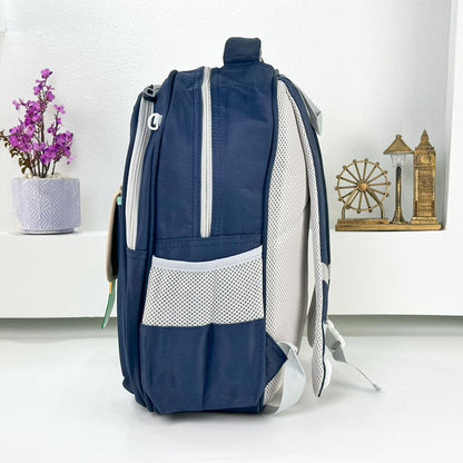 Sac à Dos pour Enfants avec Trousse Assortie KBAG Bleu Nuit V1 – حقيبة ظهر مدرسية للأطفال مع مقلمة أزرق ليلي