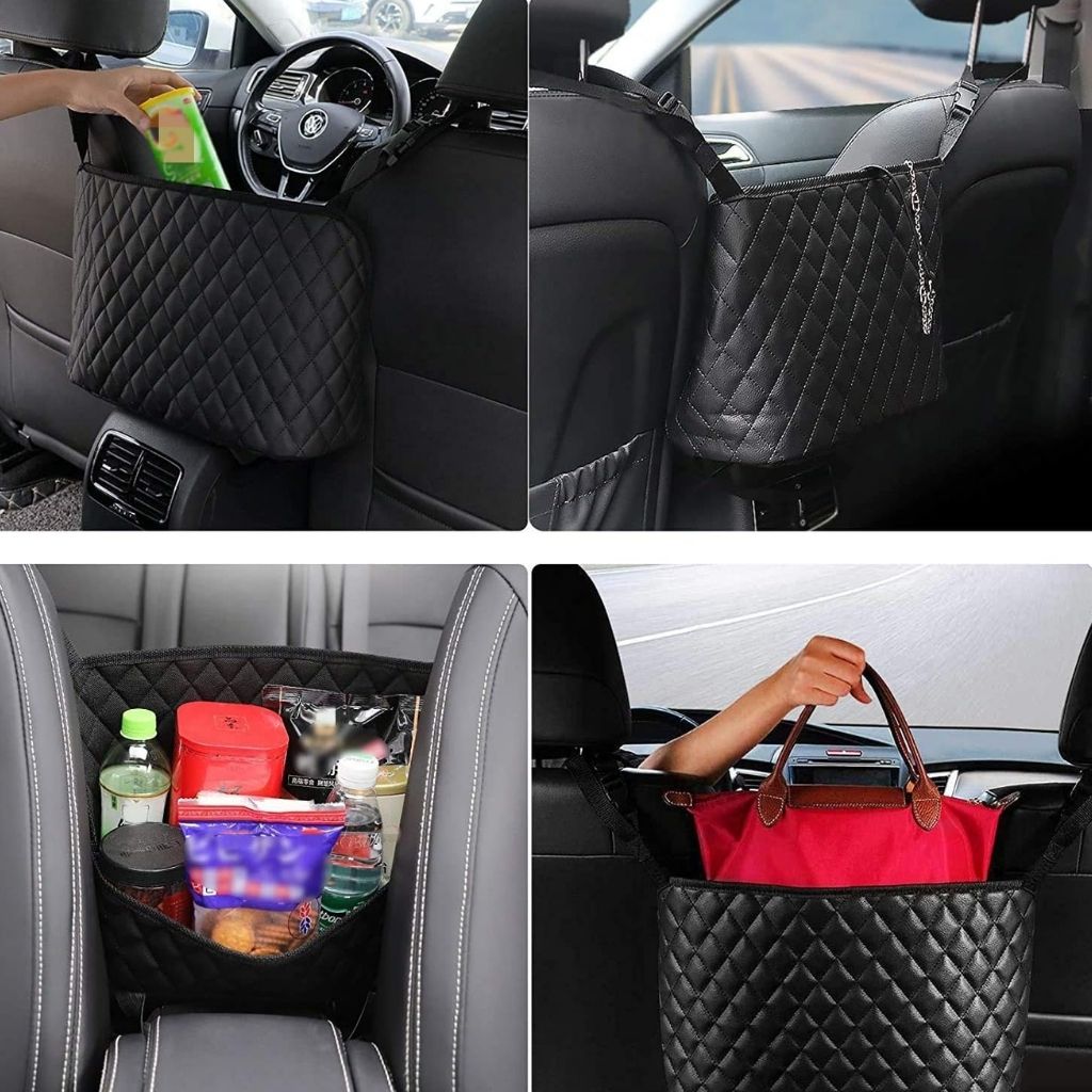 Sac de Rangement Suspendu entre les Sièges de Voiture – حقيبة تخزين معلقة بين مقاعد السيارة