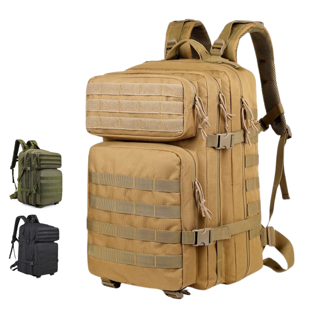 Sac à dos tactique 50L imperméable pour Randonnée , voyage, alpinisme, تنزوت