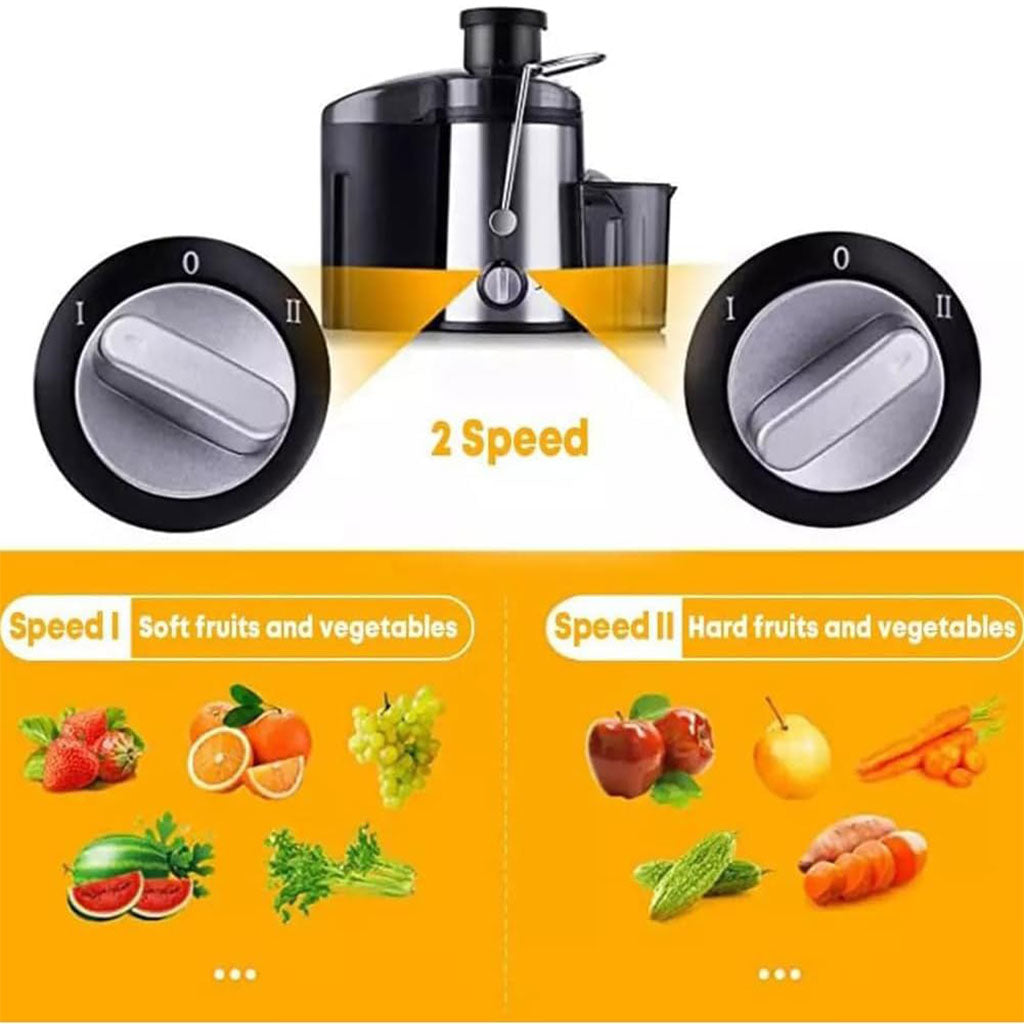 Centrifugeuse Extracteur de Jus 1500W pour Fruits et Légumes 2 vitesses – عصارة كهربائية