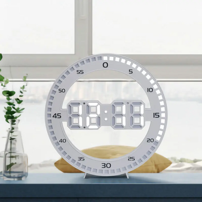 Horloge murale numérique 3D