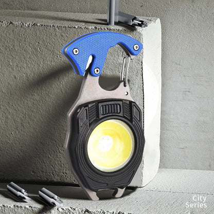 lampe de poche multifonctionnelle étanche Rechargeable à LED en alliage d'aluminium