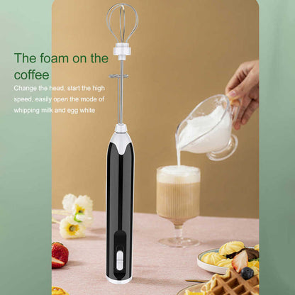 Milk shake et batteur à oeufs électrique USB Rechargeable