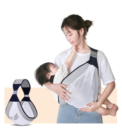 Écharpe à double usage pour nouveau-né 0-36M en tissu maillé تنزوت