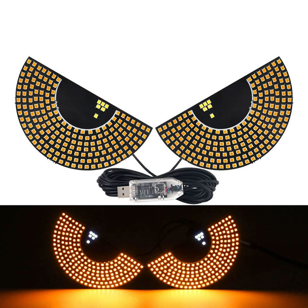 Feux de Voiture à LED Dynamiques Devil Eyes pour Pare-brise Arrière