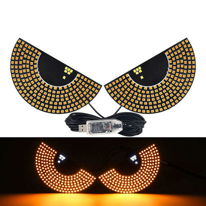 Feux de Voiture à LED Dynamiques Devil Eyes pour Pare-brise Arrière