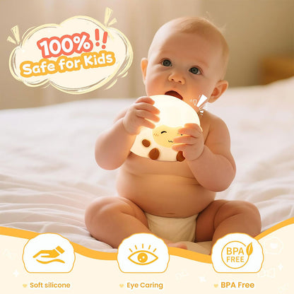 Veilleuse Mouton pour Enfants Lampe LED souple et rechargeable – مصباح سيليكون لغرف الأطفال
