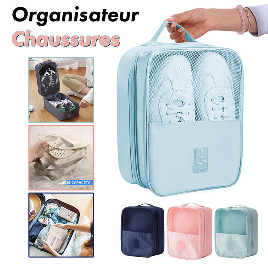 Organisateur Chaussures Sac de Voyage 3 Compartiment imperméable تنزوت