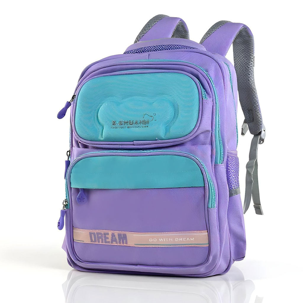 Sac à Dos Scolaire Orthopédique pour Enfants X-SHUAIQI Mauve – محفظة مدرسية للأطفال بنفسجي