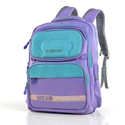 Sac à Dos Scolaire Orthopédique pour Enfants X-SHUAIQI Mauve – محفظة مدرسية للأطفال بنفسجي