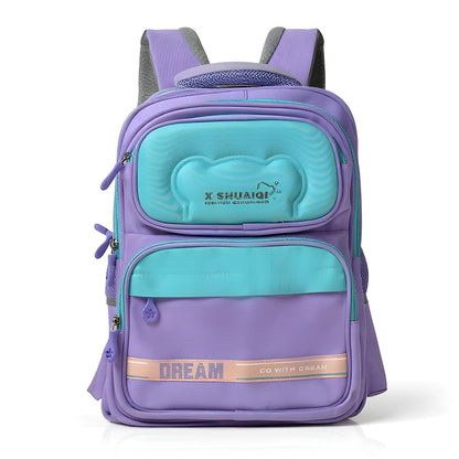 Sac à Dos Scolaire Orthopédique pour Enfants X-SHUAIQI Mauve – محفظة مدرسية للأطفال بنفسجي