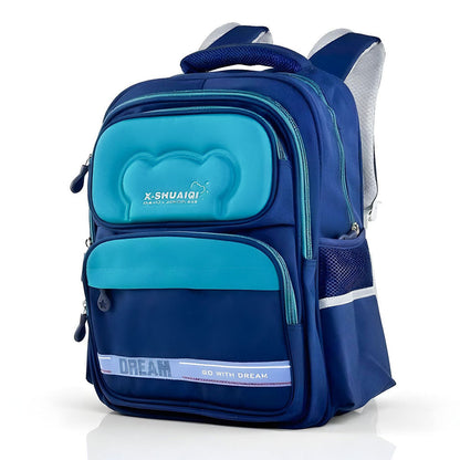 Sac à Dos Scolaire Orthopédique pour Enfants X-SHUAIQI Bleu Ciel – محفظة مدرسية للأطفال أزرق فاتح