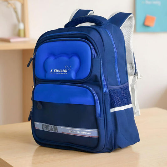Sac à Dos Scolaire Orthopédique pour Enfants X-SHUAIQI Bleu – محفظة مدرسية للأطفال أزرق تنزوت