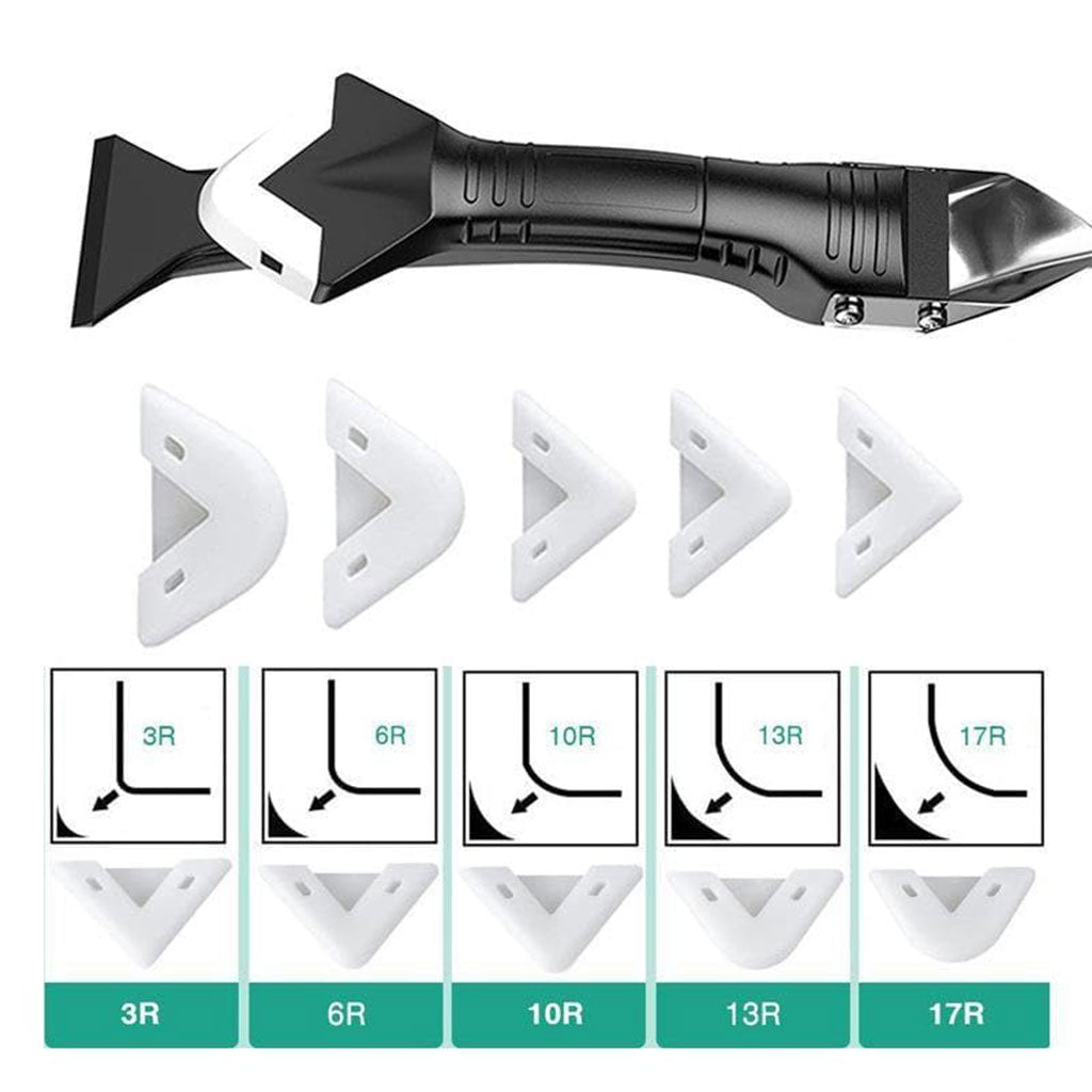 Lisseur Joint Silicone Outil 5 en 1 pour Tous Types de Joints