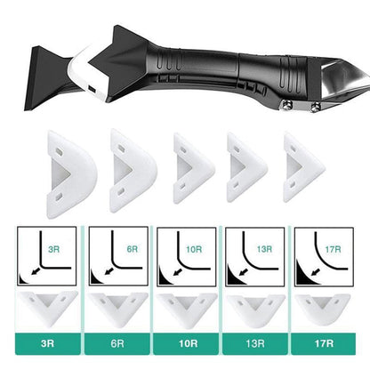 Lisseur Joint Silicone Outil 5 en 1 pour Tous Types de Joints