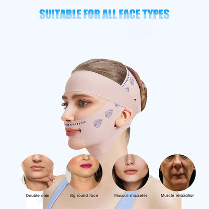 SIBOTE Masque de Lifting Facial Anti-Relâchement pour Visage et Menton – قناع شد الوجه