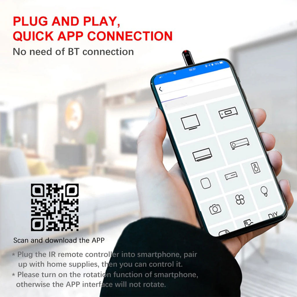 Mini Télécommande Smart infrarouge universel pour Smartphone – أداة للتحكم بالأجهزة الكهرومنزلية عن بعد