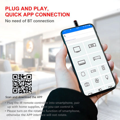 Mini Télécommande Smart infrarouge universel pour Smartphone – أداة للتحكم بالأجهزة الكهرومنزلية عن بعد