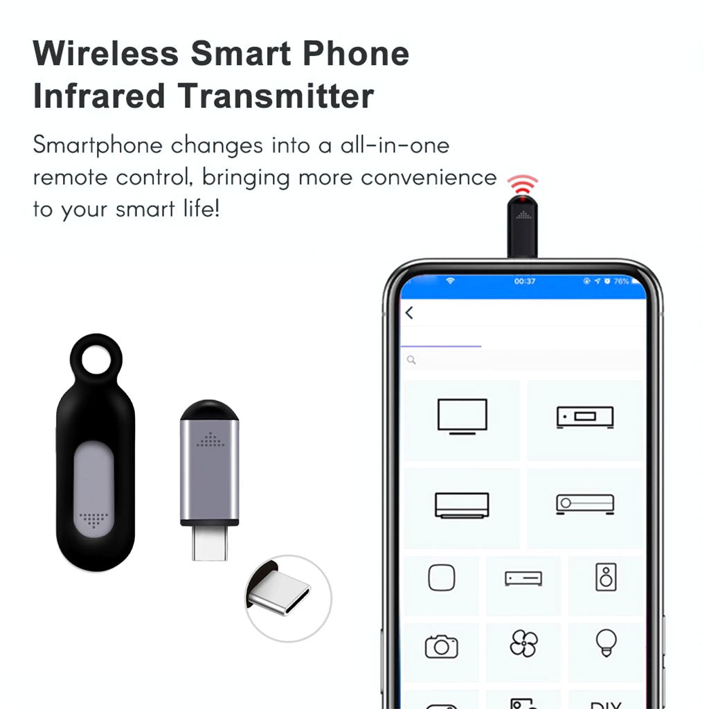 Mini Télécommande Smart infrarouge universel pour Smartphone – أداة للتحكم بالأجهزة الكهرومنزلية عن بعد