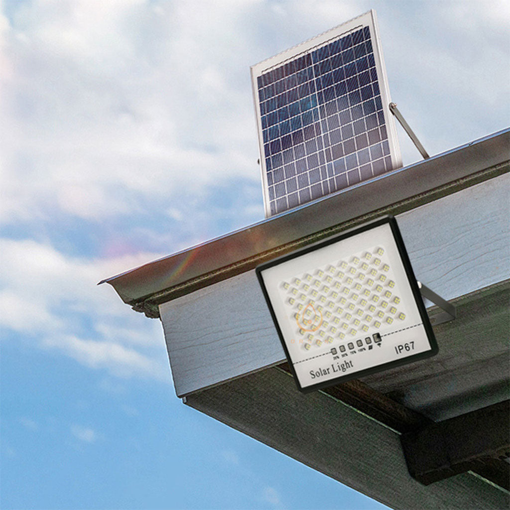 Lampadaire d’extérieur avec panneau solaire 60W étanches IP67 – مصباح خارج يعمل بالطاقة الشمسية