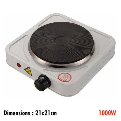 Cuiseur électrique avec plaque en fonte 1000W Température Réglable – لوحة طبخ كهربائية