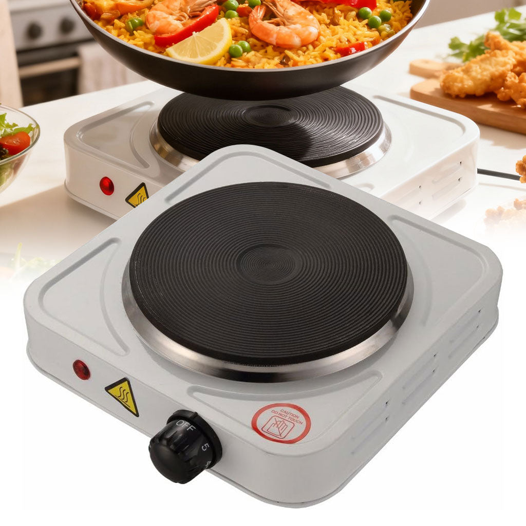 Cuiseur électrique avec plaque en fonte 1000W Température Réglable – لوحة طبخ كهربائية - تنزوت