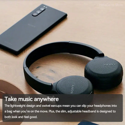 Sony Casque Bluetooth Original sans fil assistant vocal intégré, charge rapide, autonomie jusqu'à 35 heures WH-CH510