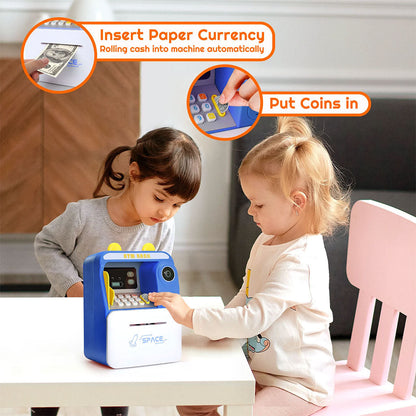 Tirelire avec carte bancaire personnelle pour enfants – حصالة أموال للأطفال