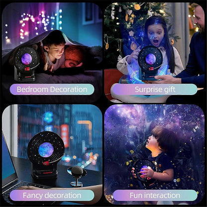 Haut Parleur Bluetooth avec lampe lunaire LED 3D à 7 couleurs réglables – مكبر صوت بلوتوث