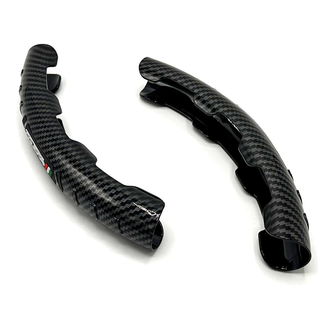 Couvre Volant Universel en Carbon Fiber 2Pcs